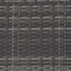 tectake - tuinset Bilbao - wicker - incl. beschermhoes - grijs