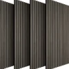 tectake Akoestische panelen Sonic Wall houtlook, Eiken Grijs