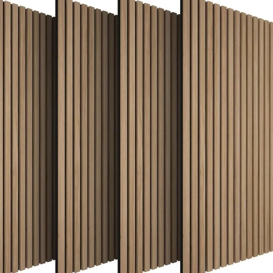 tectake Akoestische panelen Sonic Wall houtlook, Eiken