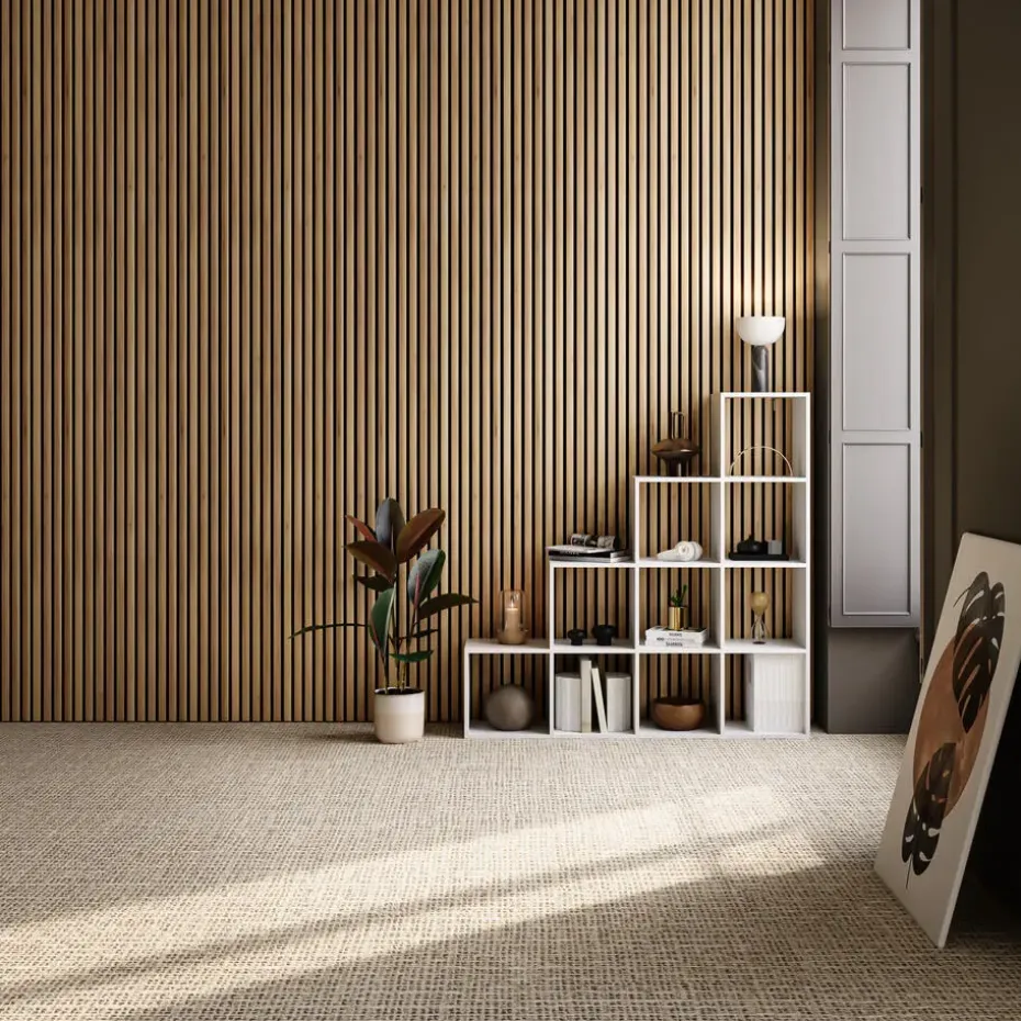 tectake Akoestische panelen Sonic Wall houtlook, Eiken