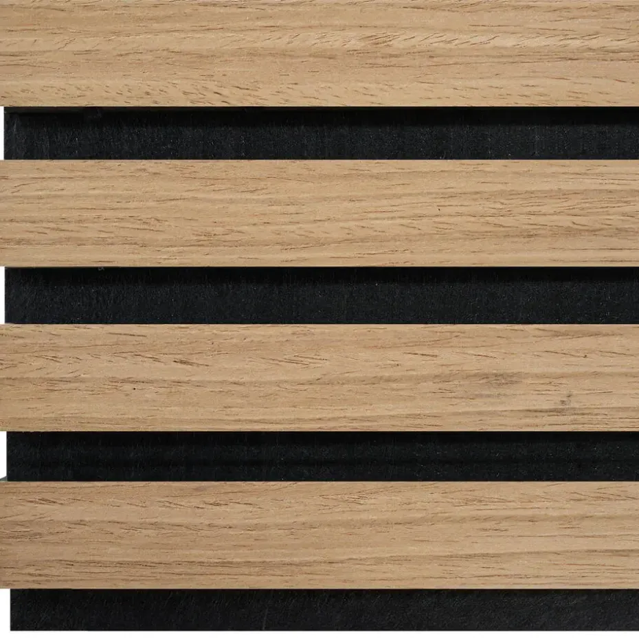 tectake Akoestische panelen Sonic Wall houtlook, Eiken
