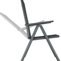 tectake Aluminium tuinset 6+1 - Antraciet