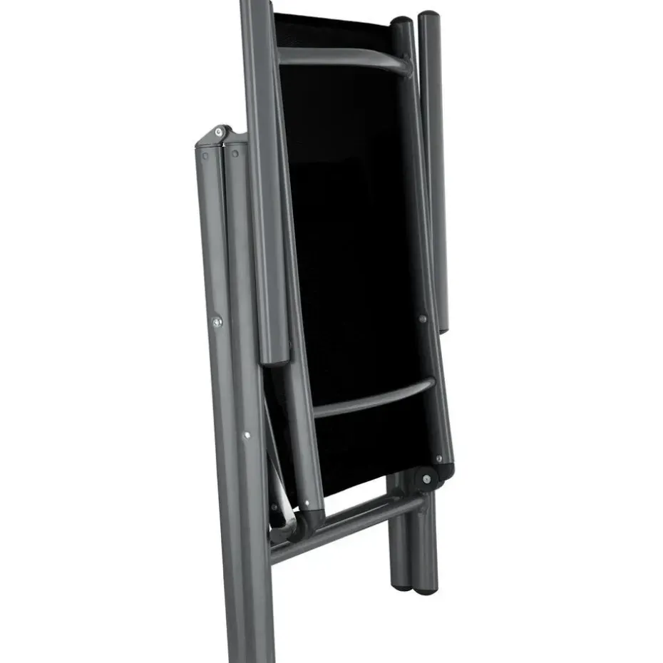 tectake Aluminium tuinset 6+1 - Antraciet