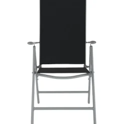 tectake Aluminium tuinset 4+1 - Zilver