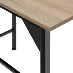 tectake Bartafelset Edinburgh 4+1, Industrieel Licht Hout, Eiken Sonoma