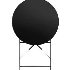 tectake Bistrotafel set Frieda, inklapbaar voor 2 personen, Zwart