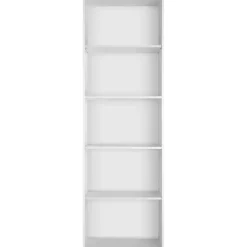 tectake Boekenrek Lexi 5 vakken 60x30x190cm, Wit