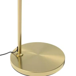 tectake Booglamp Arcus, staal, retro-stijl, 60W, Goud