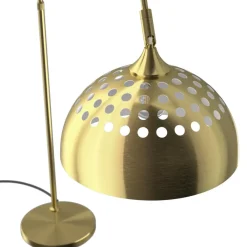 tectake Booglamp Arcus, staal, retro-stijl, 60W, Goud