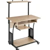 tectake Bureau Fife 80x65,5x130,5cm, Industrieel Licht Hout, Eiken Sonoma