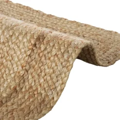 tectake® Handgeweven vloerkleed Glim van jute, boho-stijl 200 x 290 cm