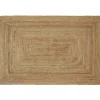 tectake® Handgeweven vloerkleed Glim van jute, boho-stijl 160 x 230 cm
