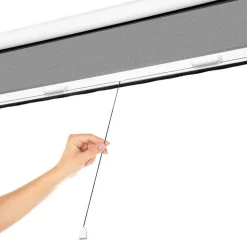 tectake Insectenwerend rolgordijn - 90 x 160 cm - Wit