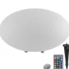 tectake Kogellamp Luminous Eye, LED, met afstandsbediening, Wit