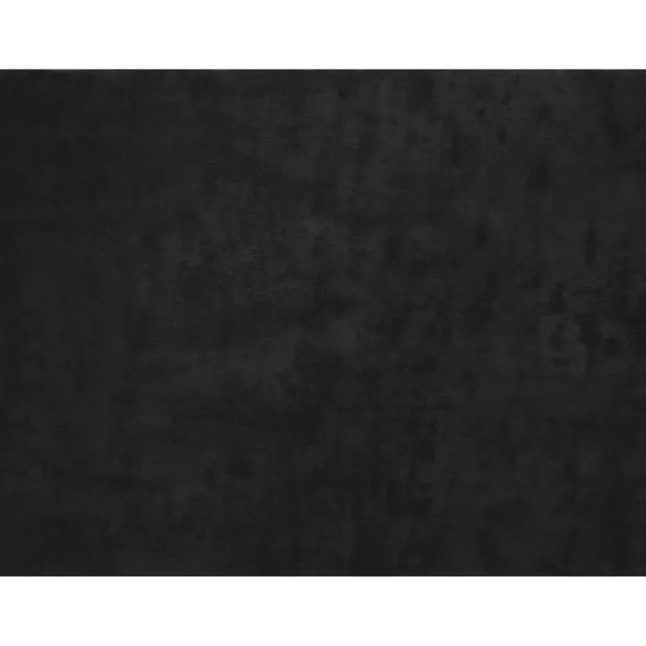 tectake® Kortpolig vloerkleed Soft Zone 160 x 230 cm - Zwart