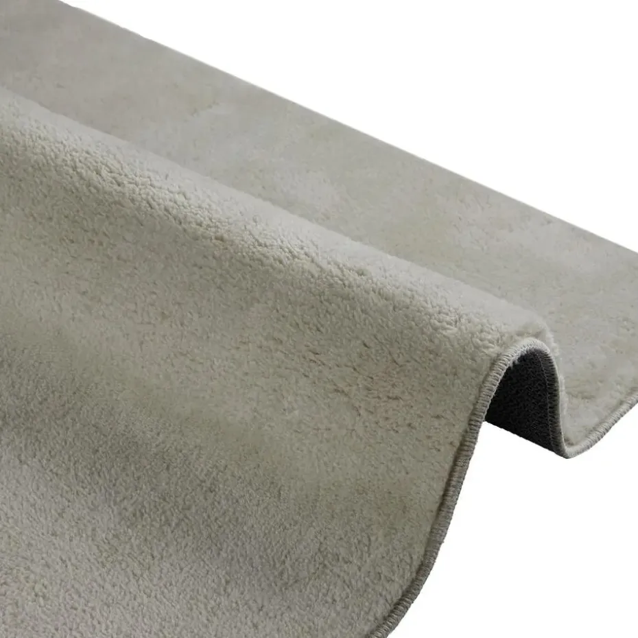 tectake® Kortpolig vloerkleed Soft Zone 200 x 290 cm - Zandkleur