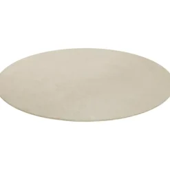 tectake® Kortpolig vloerkleed Soft Zone Ø 120 cm - Beige