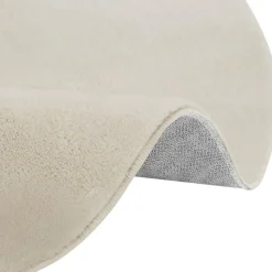 tectake® Kortpolig vloerkleed Soft Zone Ø 120 cm - Beige