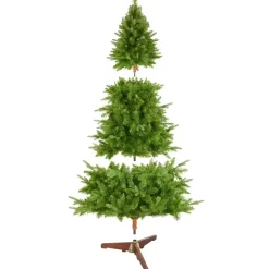 tectake Kunstkerstboom Cupid, spuitgietnaalden, Groen