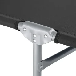 tectake Ligbed 4-niveaus met hoofdkussen, Zwart
