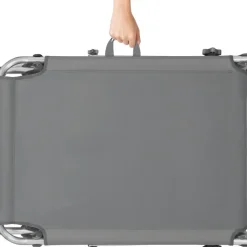 tectake Ligbed 4-niveaus met hoofdkussen, Grijs