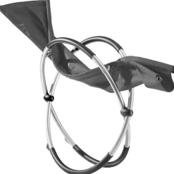 tectake Ligbed Paulina ergonomisch, opvouwbaar, 150 kg, Grijs