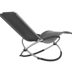 tectake Ligbed Paulina ergonomisch, opvouwbaar, 150 kg, Grijs