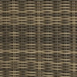 tectake Modulaire wickerset Villanova hoek links met aluminium frame