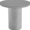 tectake Ronde tuintafel Talmi, voor binnen & buiten, 86,5x75,5cm, Betongrijs