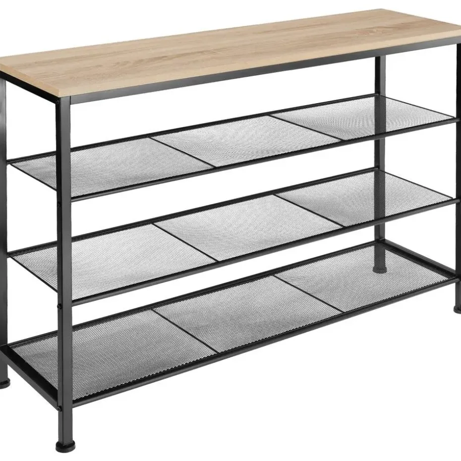 tectake Schoenenrek Portsmouth 100x30,5x72,5cm