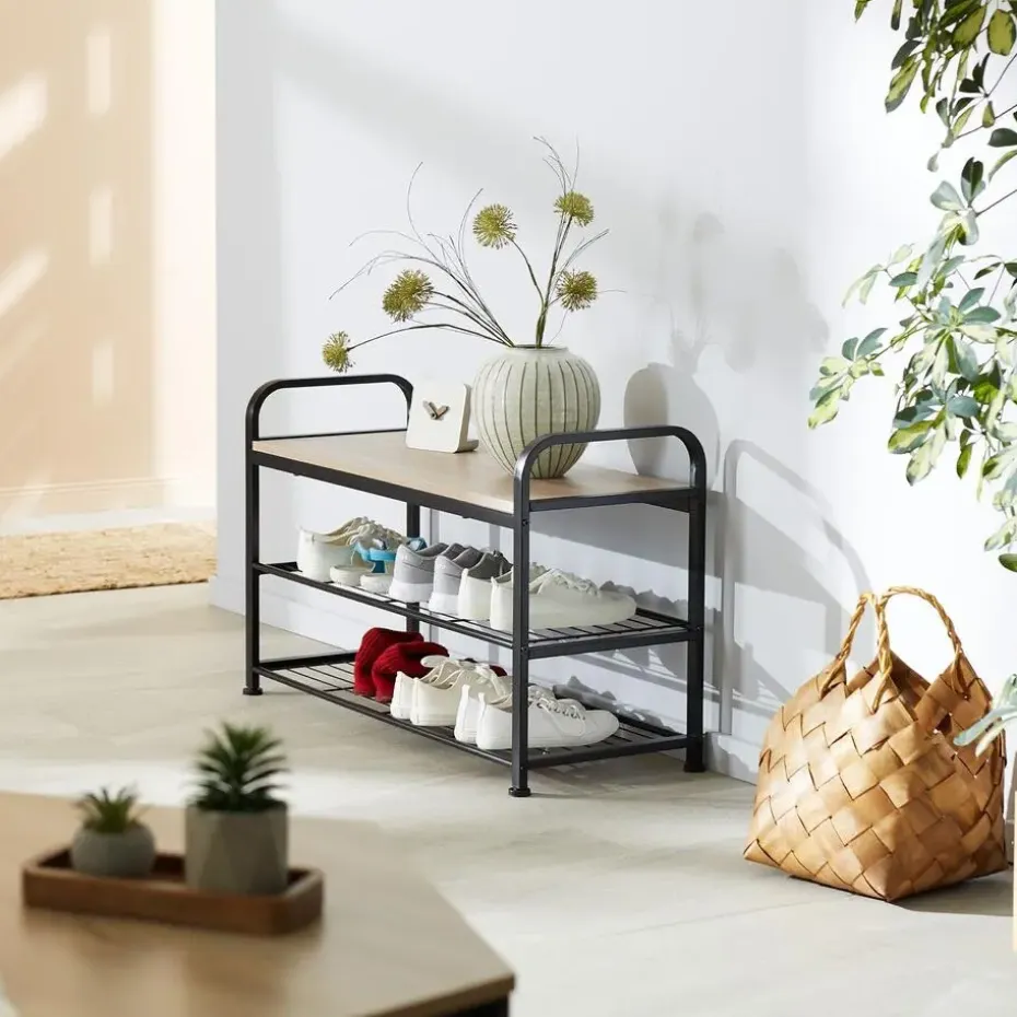 tectake Schoenenrek Southampton 91x36x55cm