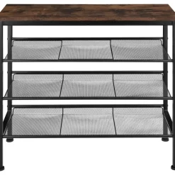tectake Schoenenrek Wolverhampton 75,5x30,5x69,5cm