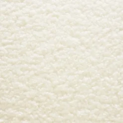 tectake Teddy-fauteuil Robina 2 offwhite W2, Bouclé Gebroken Wit