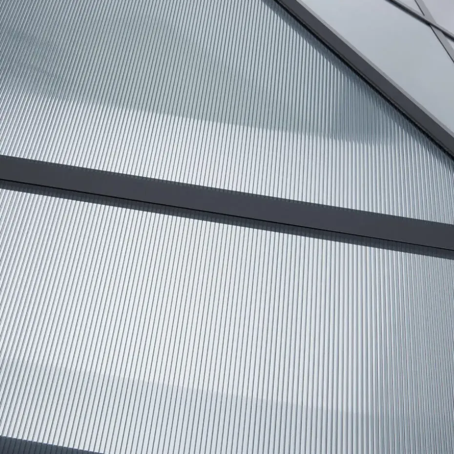 tectake Tuinpaviljoen Caracas, weerbestendig, polycarbonaat-dakplaten, Grijs
