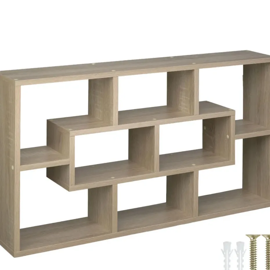 tectake Wandkast Kassandra , Licht Hout, Eiken Sonoma