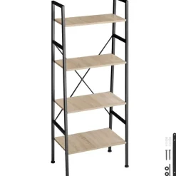 tectake Wandkast Newcastle 57,5 x 35,5 x 139cm