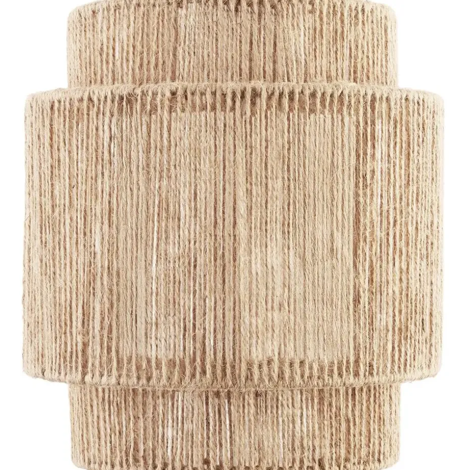 tectake Wandlamp Lignea Lux van jute in boho-stijl, 40W, Natuur