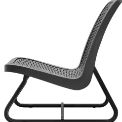 tectake Wicker bistroset Modica voor 2 personen - Grijs