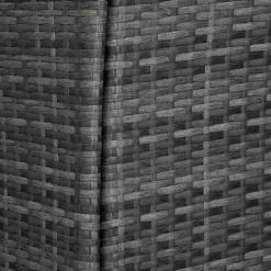 tectake Wicker bistroset Luzern 2+1 met kussenhoezen in 2 kleuren - Grijs