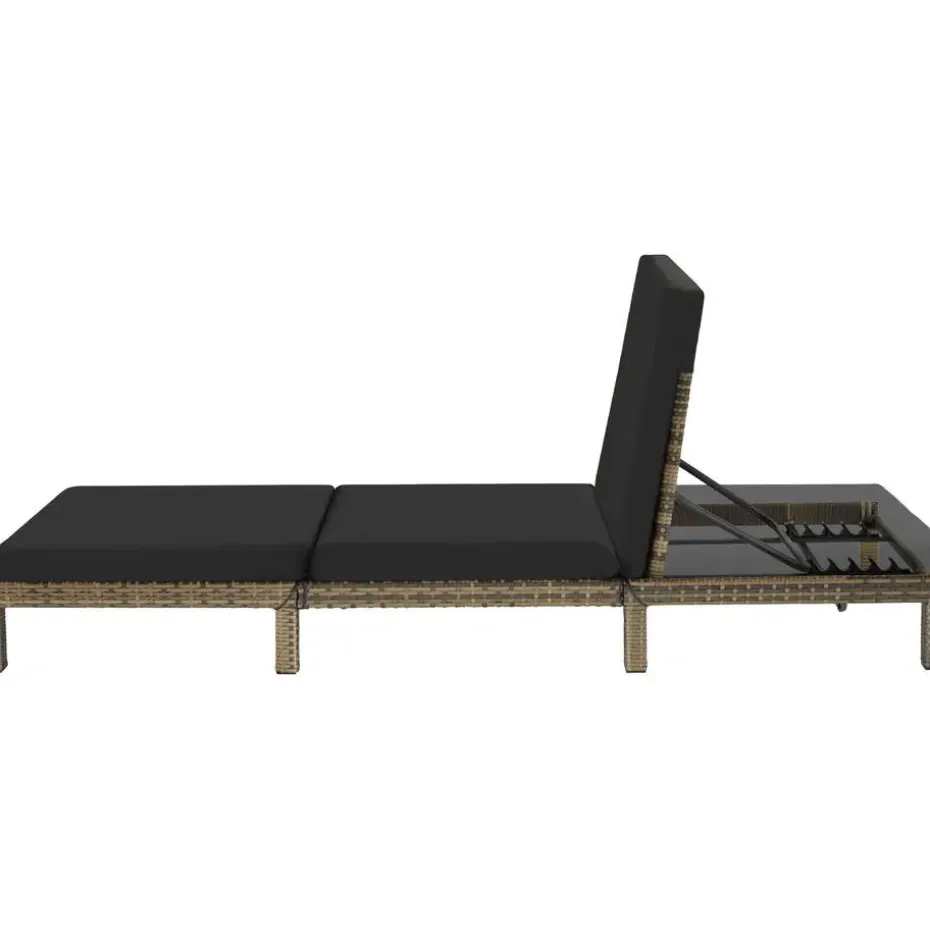 tectake Wicker ligbed Sofia, Natuur