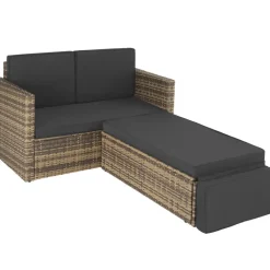 tectake Wicker loungesofa Corfu, Natuur