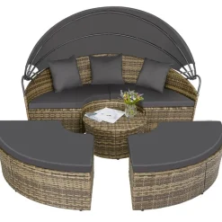 tectake Wicker zonne-eiland Santorini, Natuur