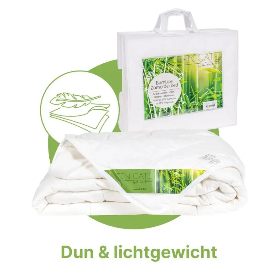 Ten Cate Dekbed - Zomerdekbed 140x200 - Dekbedden - Bamboe - Verkoelend Dekbed