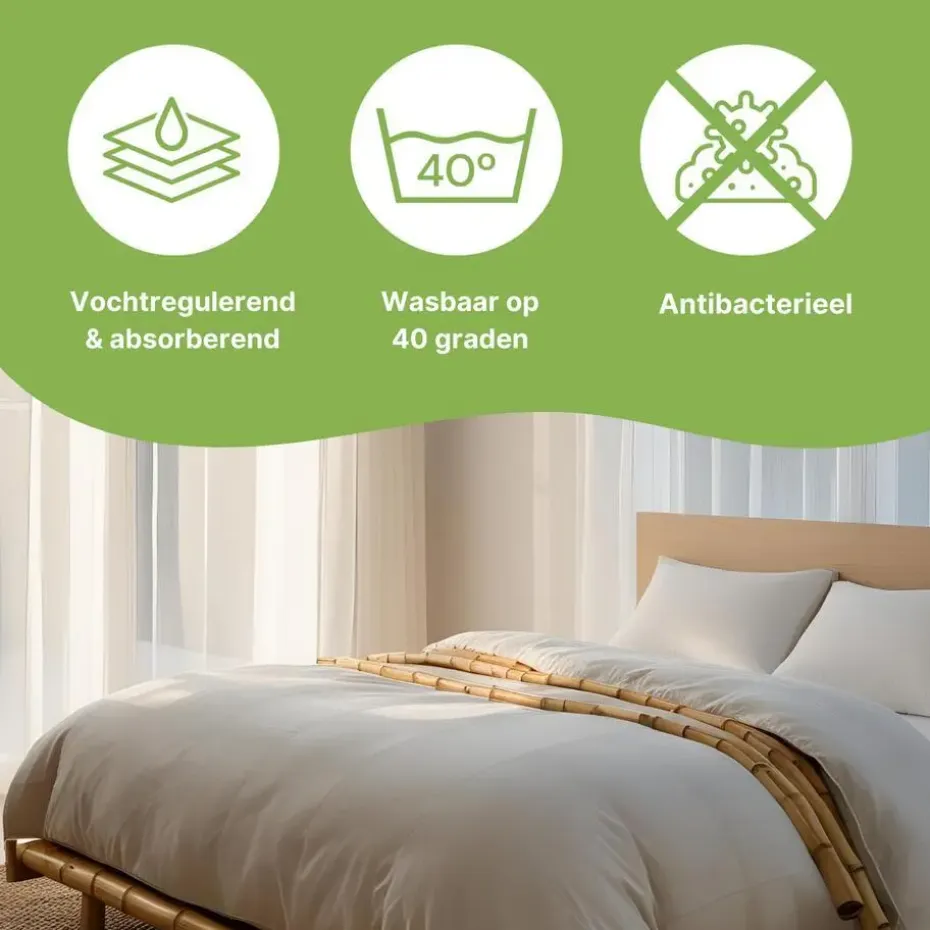 Ten Cate Dekbed - Zomerdekbed 200x200 - Dekbedden - Bamboe - Verkoelend Dekbed