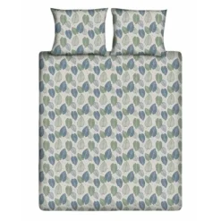 Ten Cate Katoenen Dekbedovertrek - 140x200/220 cm - Graphic Leaves