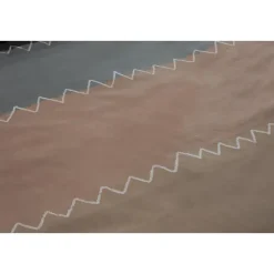 Ten Cate Katoenen Dekbedovertrek - 140x200/220 - Zig Zag Taupe