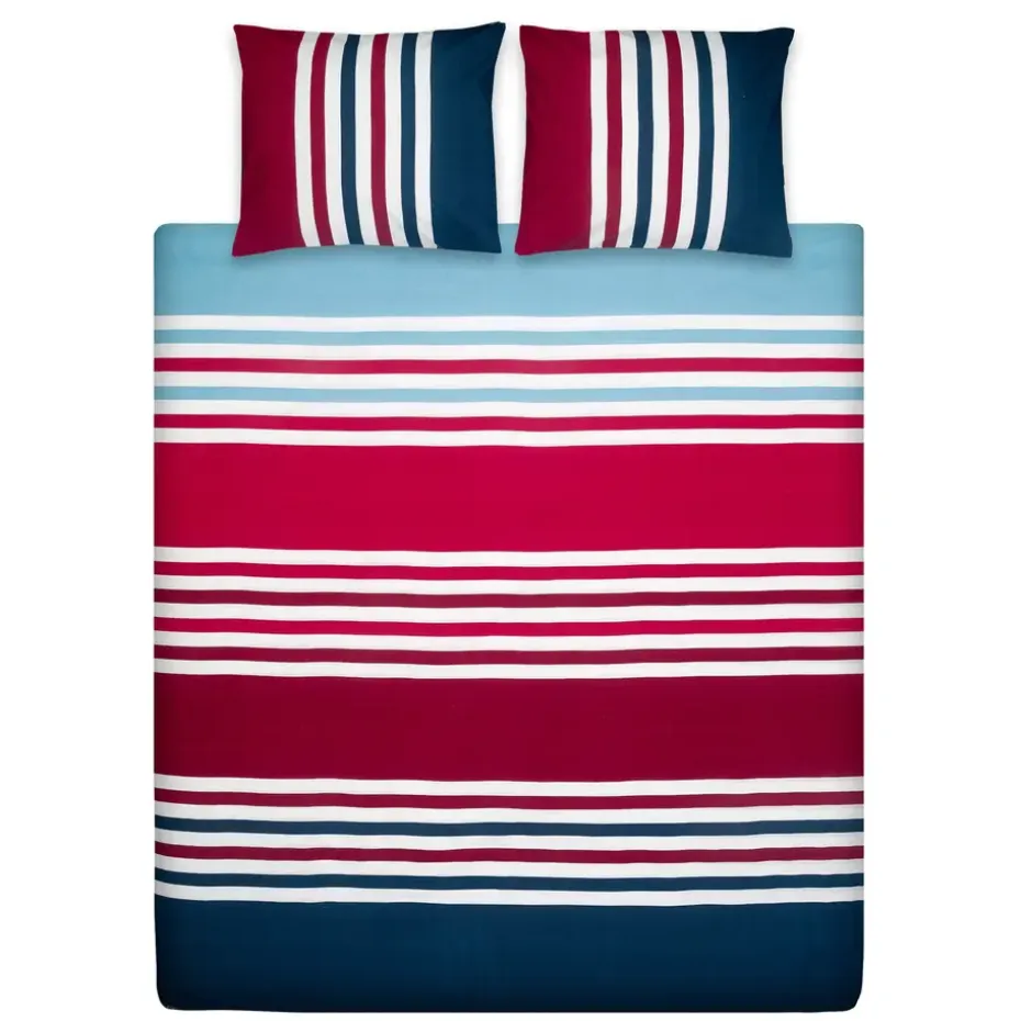 Ten Cate Katoenen Dekbedovertrek - 200x200/220 - Trone Stripe