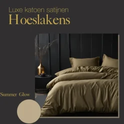 Ten Cate Premium Katoensatijnen Dekbedovertrek 200x200/220 - Glow