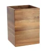Tendance Badkamer prullenbak - 7.5L - donker bruin - 26 cm