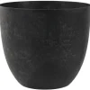 Ter Steege Plantenpot - zwart - kunststof - 45 x 38 cm